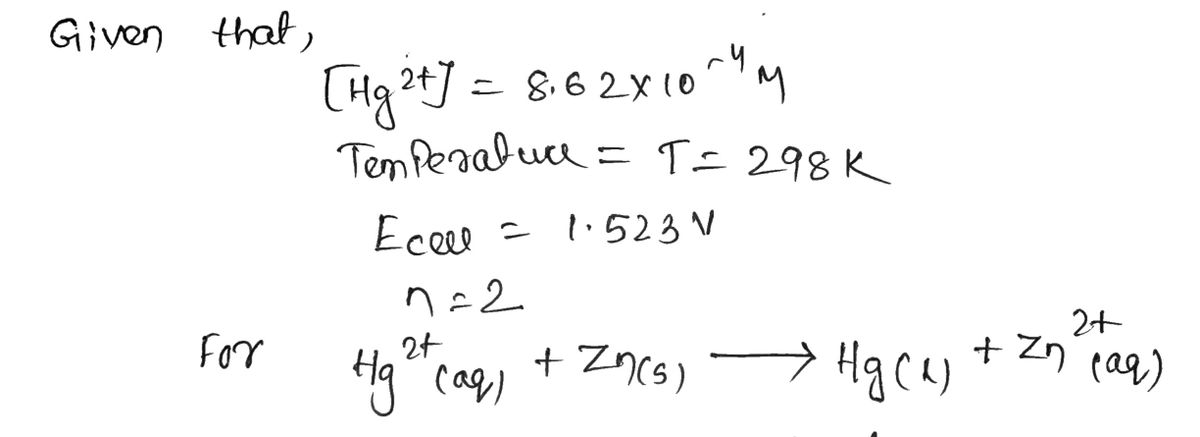 Chemistry homework question answer, step 1, image 1